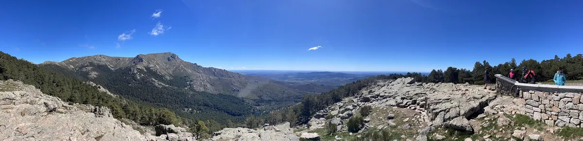 Panorámica del valle de La Barranca desde el Mirador de las Canchas