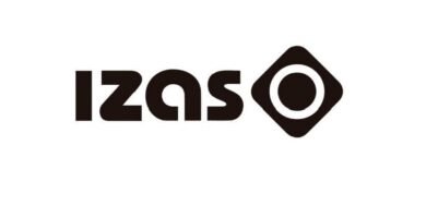 Logo de IZAS, productos de senderismo